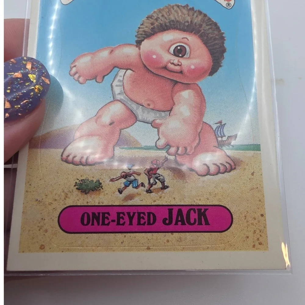 Garbage Pail Kids Trading Card OS2 One-Eyed Jack Fair 44b